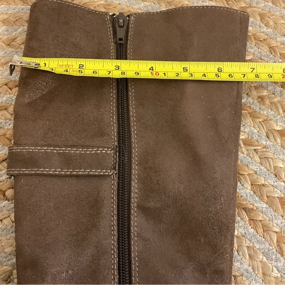 MIA Brown Sabato Belted Knee High Moto Boots. - Picture 8 of 11